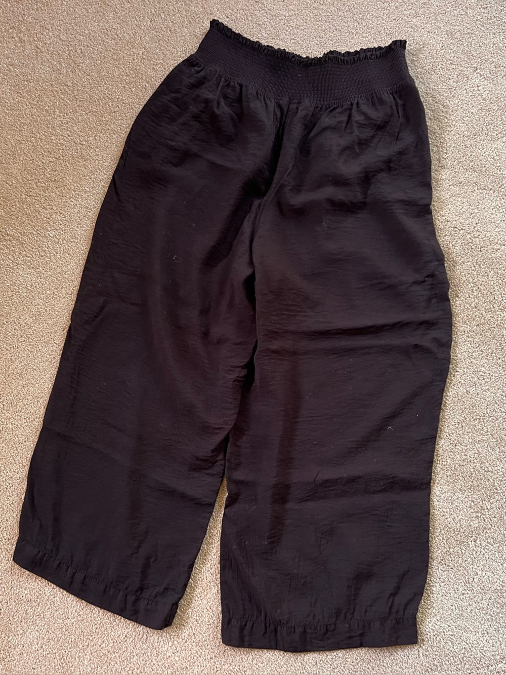 Women’s Simply Vera Black Elastic Waist Casual Rayon blend Pants